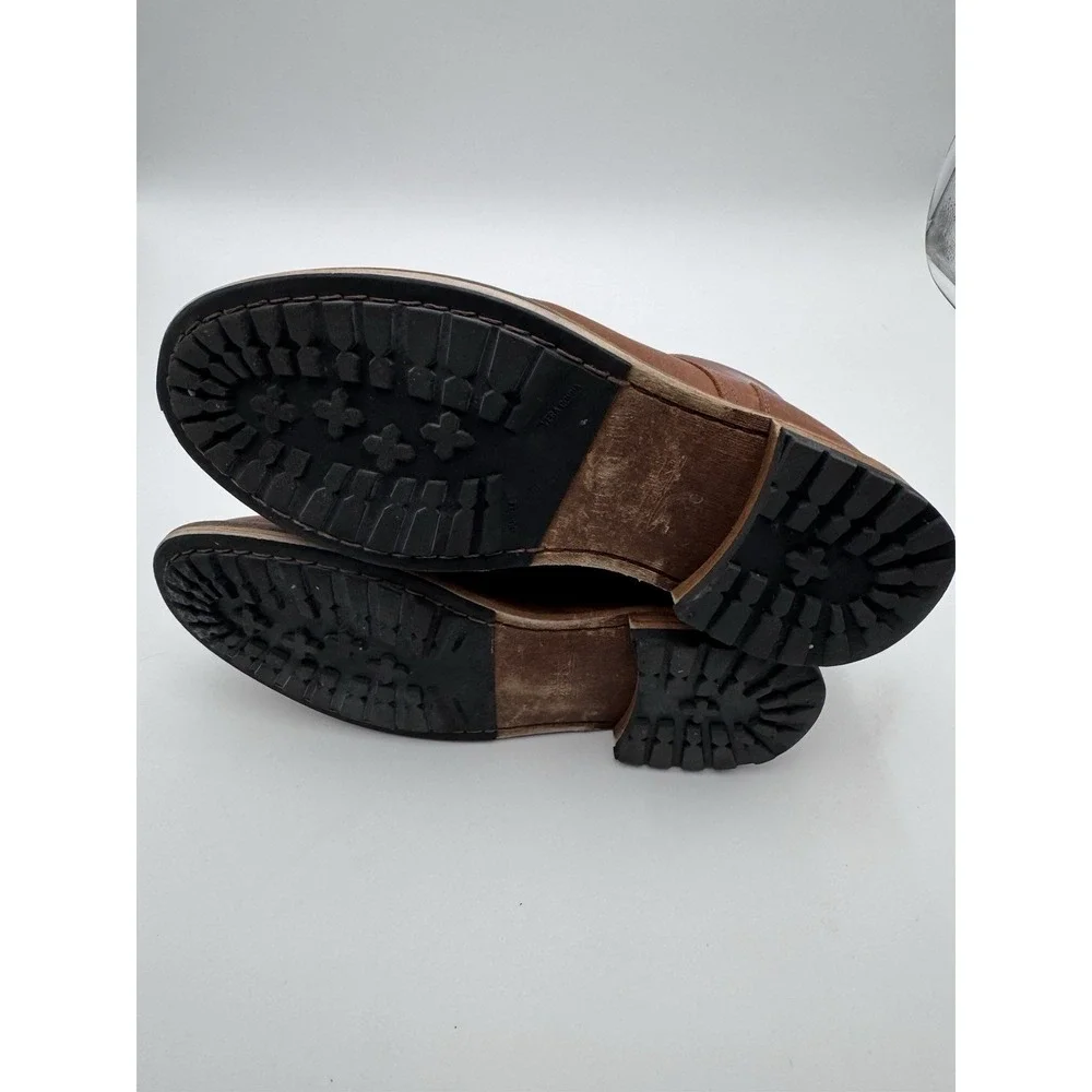 Warfield & Grand Leather Cap Toe Mens Boots Size‎ 10 Kenton Brown 155073 *READ*